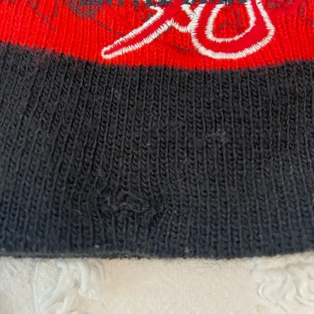 BAKUGAN BATTLE BRAWLERS Unisex Beanie Blk/Red SzOS Y2K Cosplay Kooky Cozy Grunge